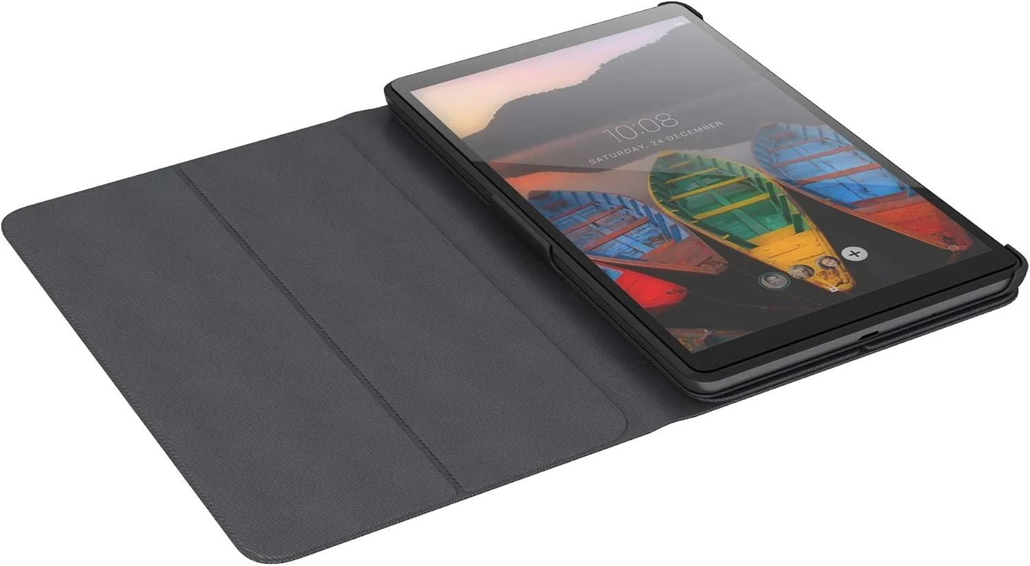 کیف تبلت لنوو Tab M8 Folio، جنس پلی کربنات و میکروفیبر، فیلم محافظ پلی یورتان، ZG38C02862، مشکی
