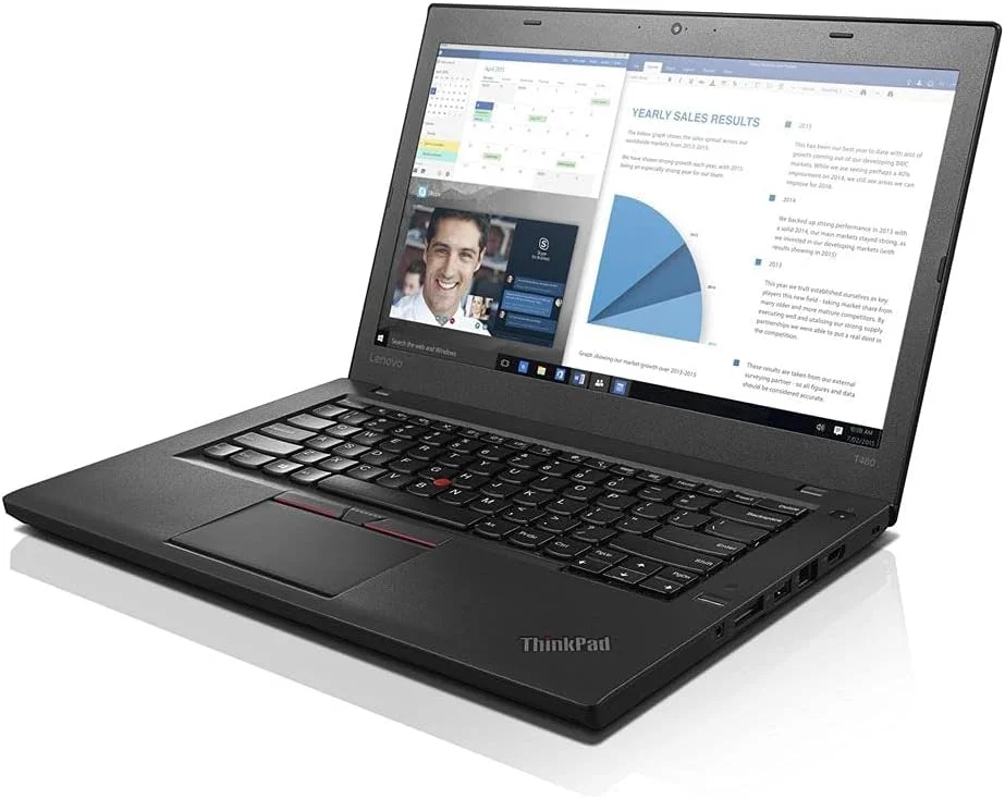 لپ تاپ سبک وزن اولترابوک لنوو ThinkPad T460 (بازسازی شده)، پردازنده Intel Core i5 نسل ششم، 8 گیگابایت رم، 256 گیگابایت حافظه SSD، صفحه نمایش 14 اینچی، ویندوز 10 پرو لپ تاپ سبک وزن اولترابوک لنوو ThinkPad T460 (بازسازی شده)، پردازنده Intel Core i5 نسل ششم، 8 گیگابایت رم، 256 گیگابایت حافظه SSD، صفحه نمایش 14 اینچی، ویندوز 10 پرو