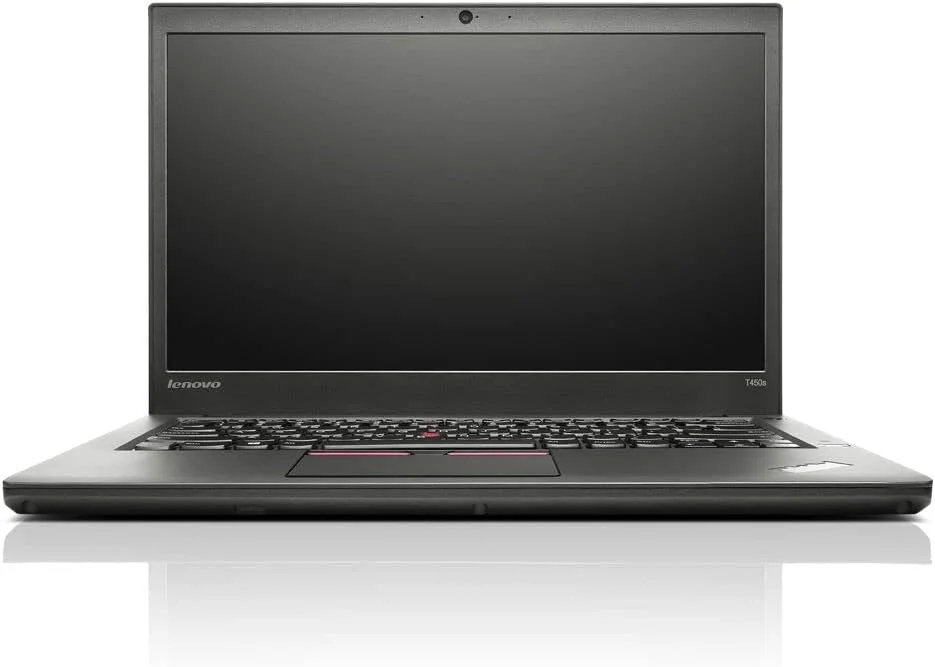 لپ تاپ تجاری لنوو ThinkPad T450S (بازسازی شده)، پردازنده Intel Core i7 نسل پنجم، 8 گیگابایت رم، 256 گیگابایت SSD، صفحه نمایش 14.1 اینچی