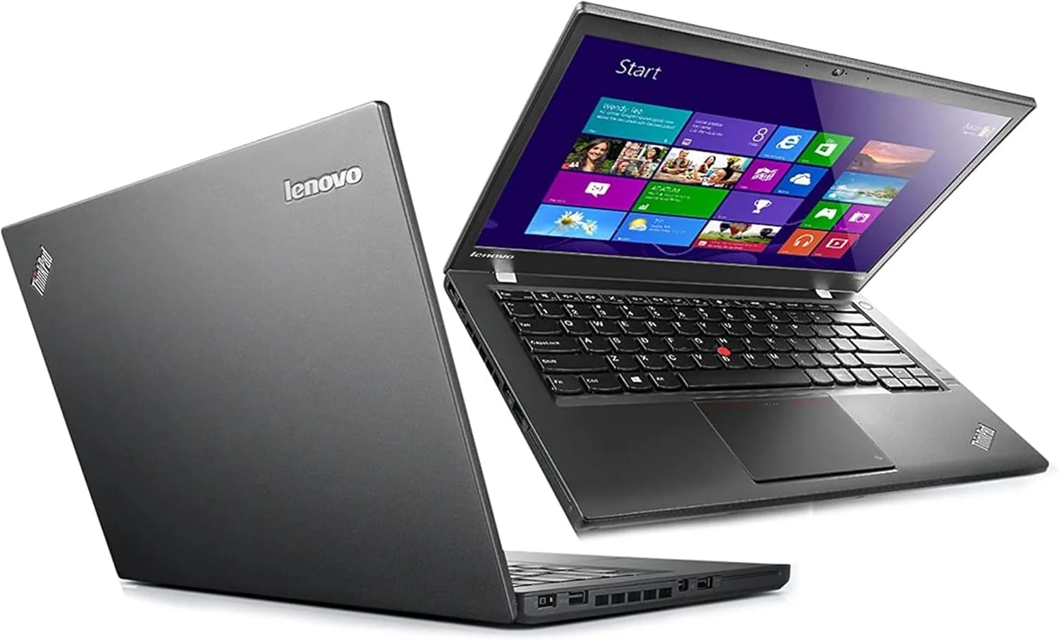 لپ تاپ لنوو ThinkPad T440 (بازسازی شده) (پردازنده Intel Core i5 نسل 4، رم 8 گیگابایتی DDR3L، هارد 256 گیگابایتی SSD، صفحه نمایش 14.1 اینچی، ویندوز 10 پرو)