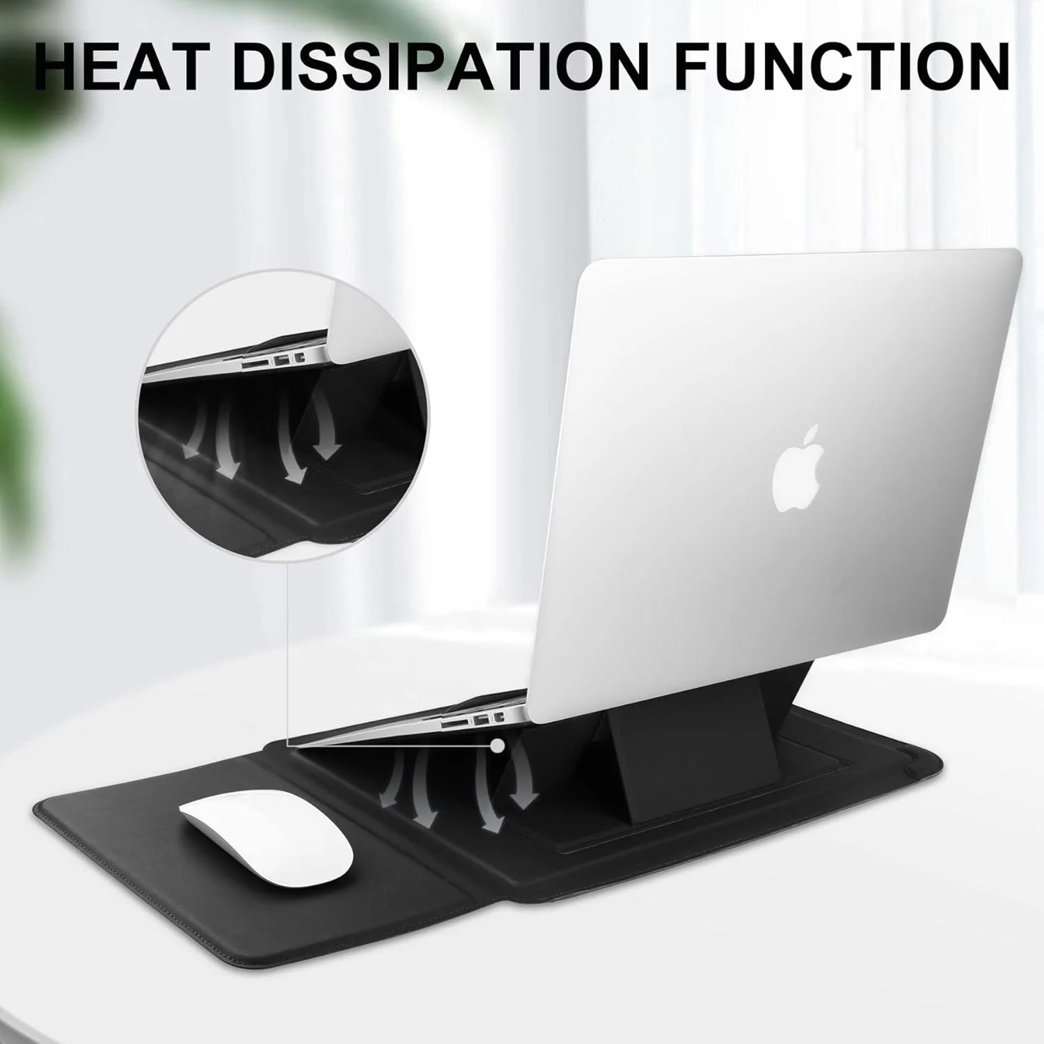 کیف چرمی محافظ لپ تاپ 14 اینچی HoYiXi با قابلیت استند، سازگار با MacBook Pro 14 2021 / ASUS Vivobook 14 / HP Pavilion X360 / Lenovo IdeaPad 14 / Dell Lenovo HP ASUS Acer HUAWEI Matebook 14 اینچی، مشکی کیف چرمی محافظ لپ تاپ 14 اینچی HoYiXi با قابلیت استند، سازگار با MacBook Pro 14 2021 / ASUS Vivobook 14 / HP Pavilion X360 / Lenovo IdeaPad 14 / Dell Lenovo HP ASUS Acer HUAWEI Matebook 14 اینچی، مشکی