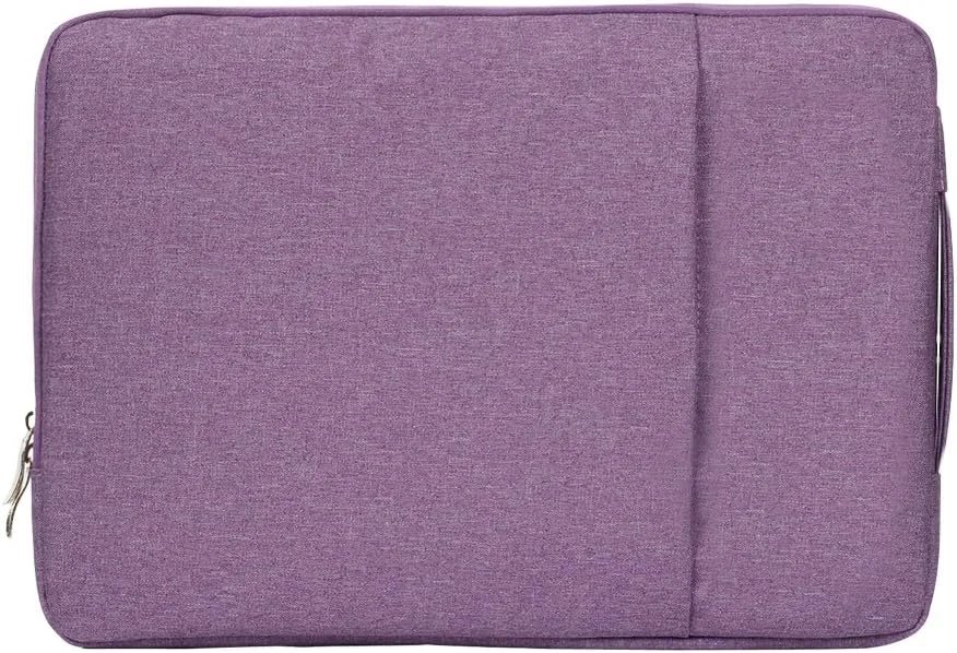 کیف لپ تاپ AWH سایز 15-15.6 اینچ، کاور لپ تاپ ضد آب با دسته قابل حمل، کیف محافظ لپ تاپ، سازگار با MacBook Air/Pro HP/Dell/Asus/ThinkPad/تبلت، بنفش کیف لپ تاپ AWH سایز 15-15.6 اینچ، کاور لپ تاپ ضد آب با دسته قابل حمل، کیف محافظ لپ تاپ، سازگار با MacBook Air/Pro HP/Dell/Asus/ThinkPad/تبلت، بنفش