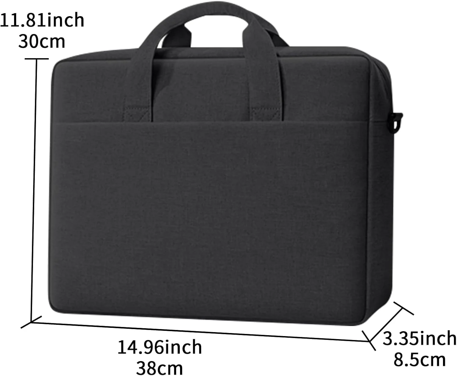 کیف لپ تاپ Nayubo با بند شانه و دسته، کاور محافظ تبلت، کیف دستی سازگار با لپ تاپ های 15.6 اینچی Lenovo/HP/MacBook/Asus/Dell/Acer (مشکی) کیف لپ تاپ Nayubo با بند شانه و دسته، کاور محافظ تبلت، کیف دستی سازگار با لپ تاپ های 15.6 اینچی Lenovo/HP/MacBook/Asus/Dell/Acer (مشکی)