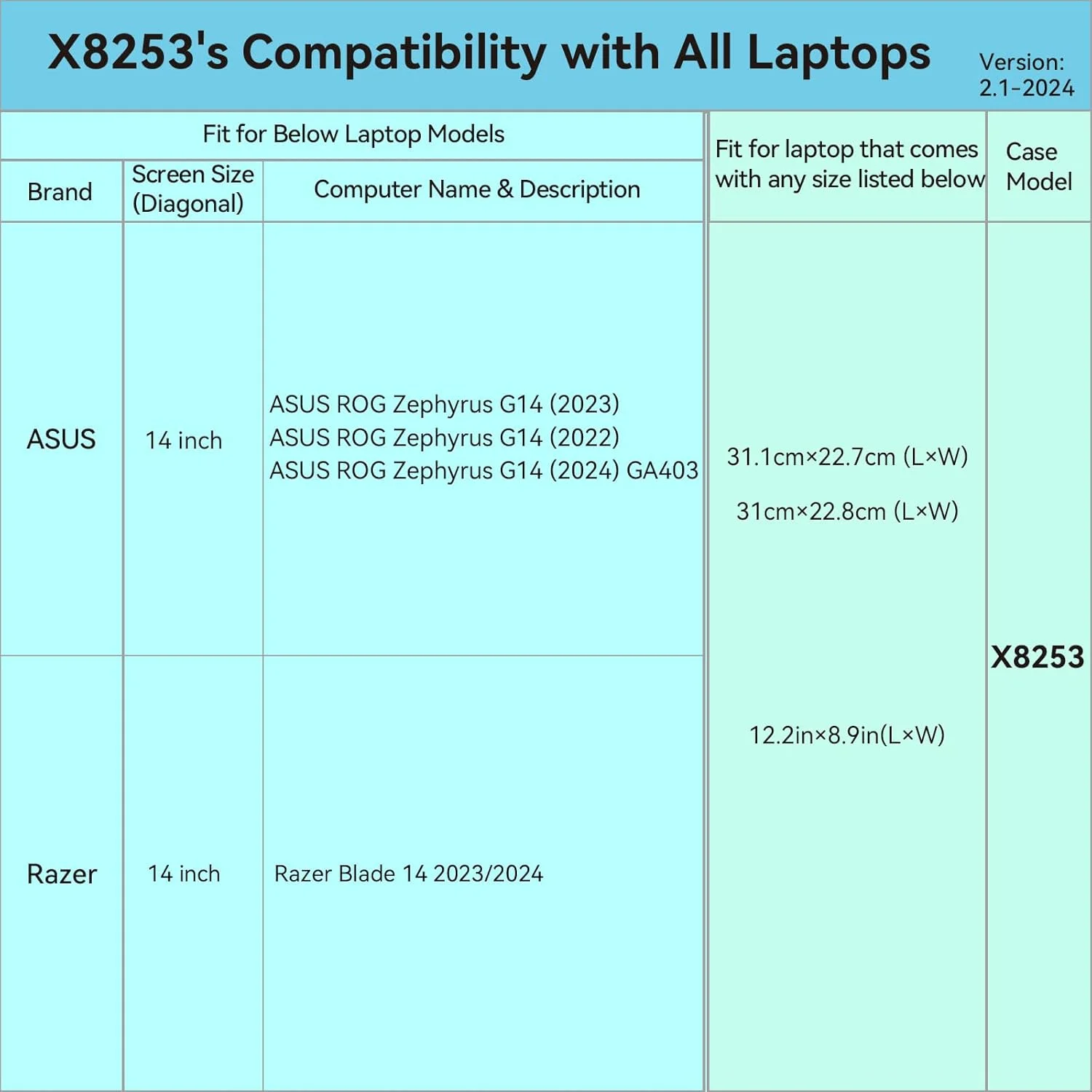 کیف محافظ سخت EVA Smatree برای لپ تاپ 14 اینچی ASUS ROG Zephyrus G14 (2022-2024) مدل GA403/GA402 (X8253) کیف محافظ سخت EVA Smatree برای لپ تاپ 14 اینچی ASUS ROG Zephyrus G14 (2022-2024) مدل GA403/GA402 (X8253)