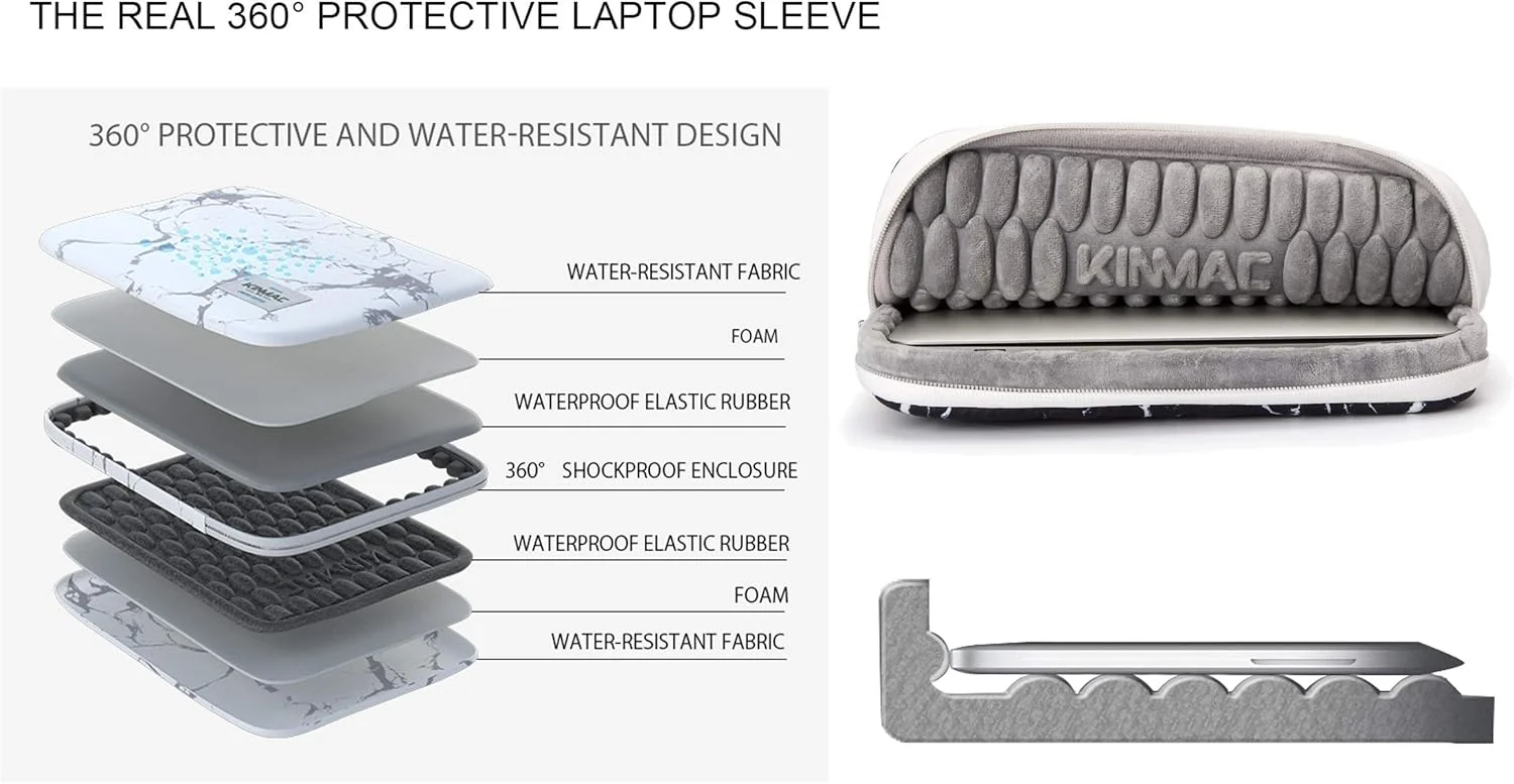 کیف محافظ لپ تاپ کینمک با قابلیت چرخش 360 درجه، مقاوم در برابر ضربه، دارای دسته، مناسب برای مک بوک ایر 13 اینچ، آیپد پرو 13 اینچ و لپ تاپ های 13.3 اینچی HP، Dell، Lenovo، Asus، Acer (طرح کوهستانی) کیف محافظ لپ تاپ کینمک با قابلیت چرخش 360 درجه، مقاوم در برابر ضربه، دارای دسته، مناسب برای مک بوک ایر 13 اینچ، آیپد پرو 13 اینچ و لپ تاپ های 13.3 اینچی HP، Dell، Lenovo، Asus، Acer (طرح کوهستانی)