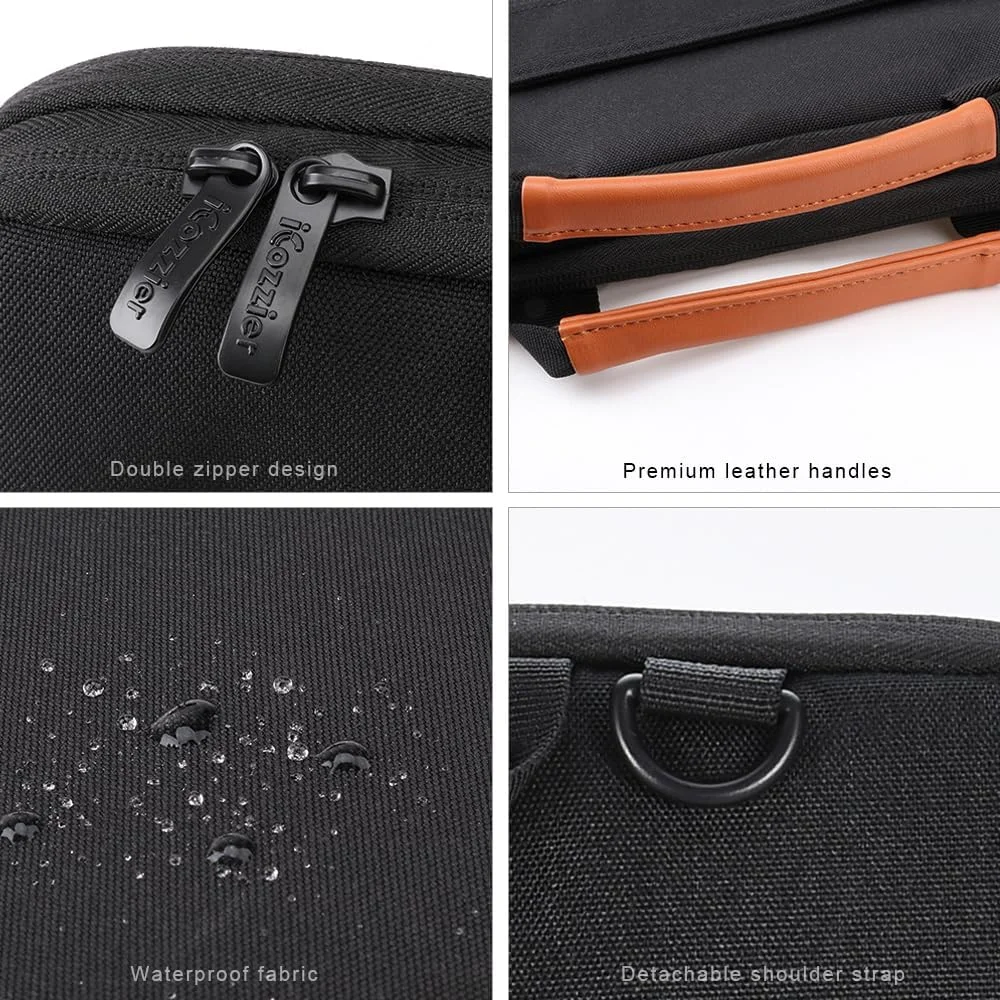 کیف لپ تاپ 13.3 اینچی مناسب برای زنان و مردان، سازگار با 13.3 اینچ MacBook Pro/Air، Surface Laptop 6/5 Book، XPS 13، HP Pavilion، Lenovo، Acer، ASUS، Samsung، مشکی
