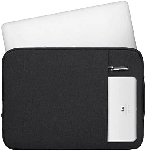 کیف لپ تاپ سبک وزن 16 اینچی مناسب برای Acer Lenovo Dell Asus HP Huawei، کاور ضد آب نوت بوک (آبی تیره، 15.9-16 اینچ) مشکی
