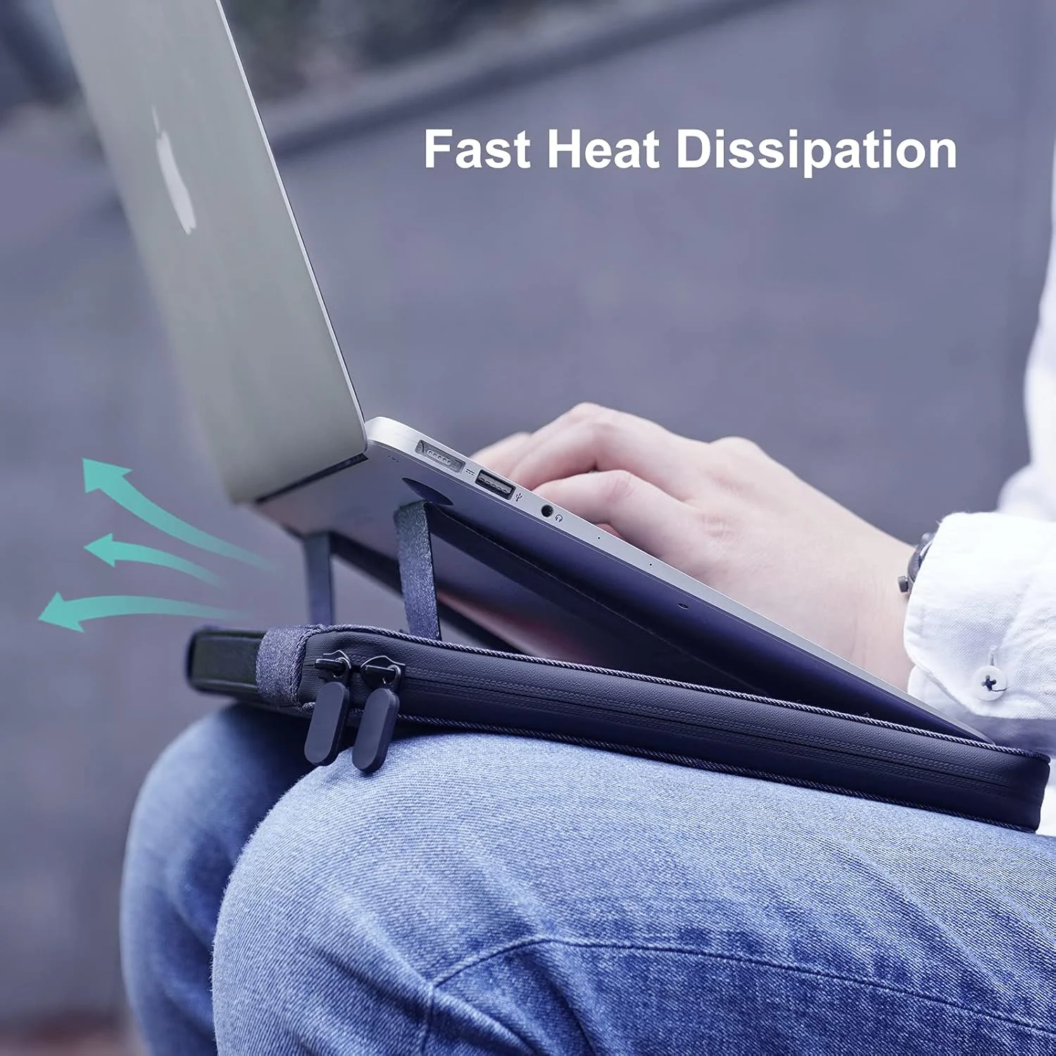 کیف لپ تاپ 15.6 اینچی Nillkin، استند لپ تاپ با دسته، کیف محافظ لپ تاپ سازگار با MacBook Air/Pro 16، لپ تاپ های 15-16 اینچی HP، Dell، Samsung Chromebook Asus Notebook، مشکی تیره
