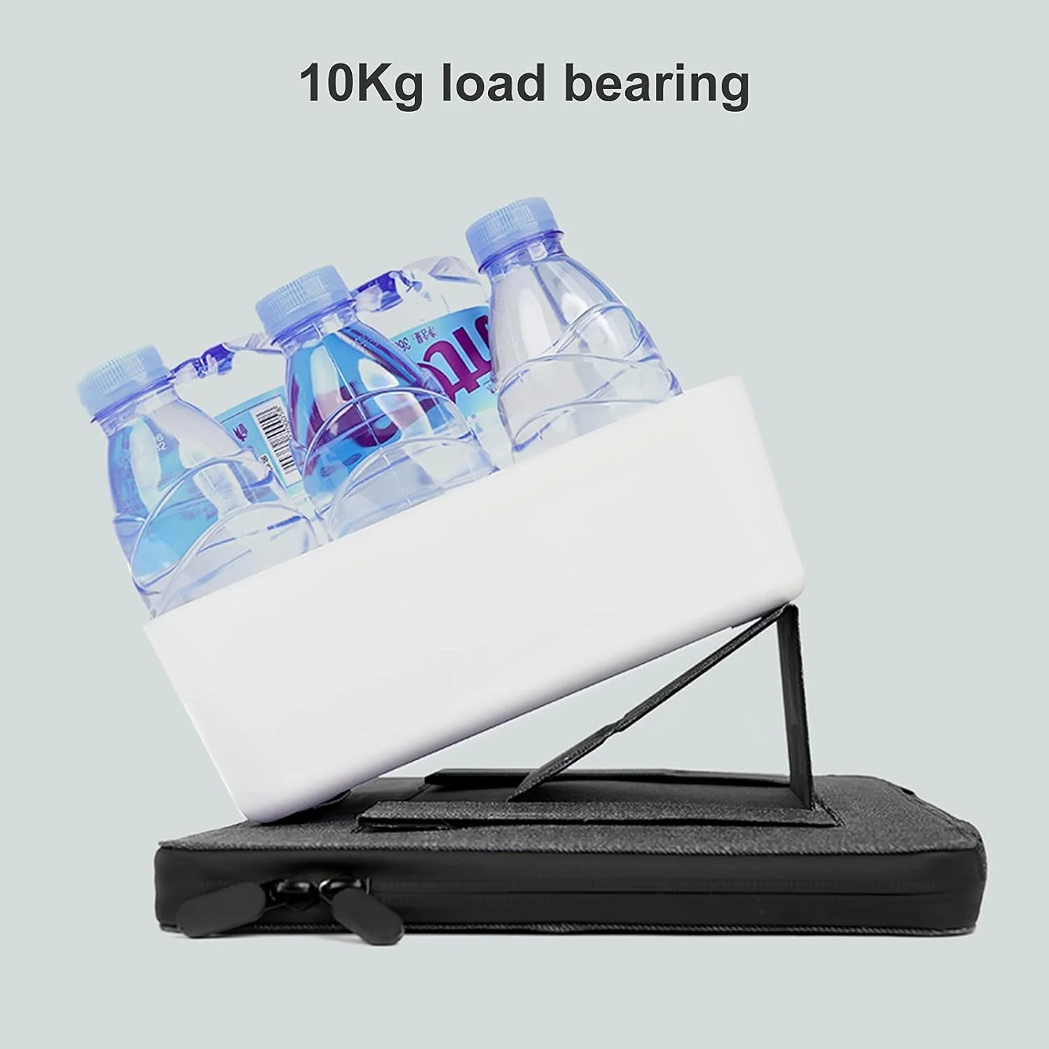 کیف لپ تاپ 15.6 اینچی Nillkin، استند لپ تاپ با دسته، کیف محافظ لپ تاپ سازگار با MacBook Air/Pro 16، لپ تاپ های 15-16 اینچی HP، Dell، Samsung Chromebook Asus Notebook، مشکی تیره