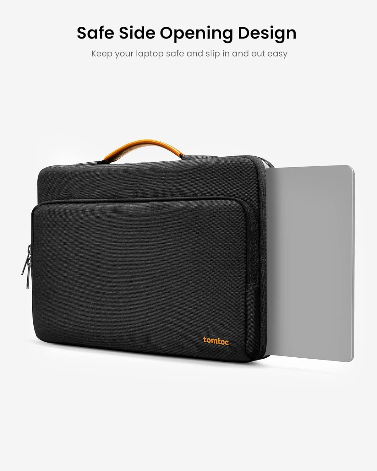 کیف حمل لپ تاپ محافظ 360 درجه Tomtoc برای Razer Blade Pro 17 جدید، لپ تاپ HP ENVY 17 اینچی، لپ تاپ Dell Inspiron 17 3000، ASUS ROG ZEPHYRUS S 17.3 اینچی، کیف نوت بوک با جیب لوازم جانبی