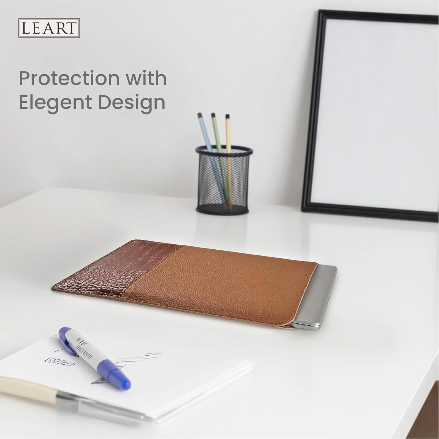 کاور لپ تاپ چرمی LEART سایز 13-14 اینچ | کاور ضد آب برای مک بوک ایر/پرو، دل، اچ پی، لنوو، کروم بوک | کاور لپ تاپ مردانه و زنانه | کیف لپ تاپ | طراحی شیک و بادوام (کاراملی) کاور لپ تاپ چرمی LEART سایز 13-14 اینچ | کاور ضد آب برای مک بوک ایر/پرو، دل، اچ پی، لنوو، کروم بوک | کاور لپ تاپ مردانه و زنانه | کیف لپ تاپ | طراحی شیک و بادوام (کاراملی)
