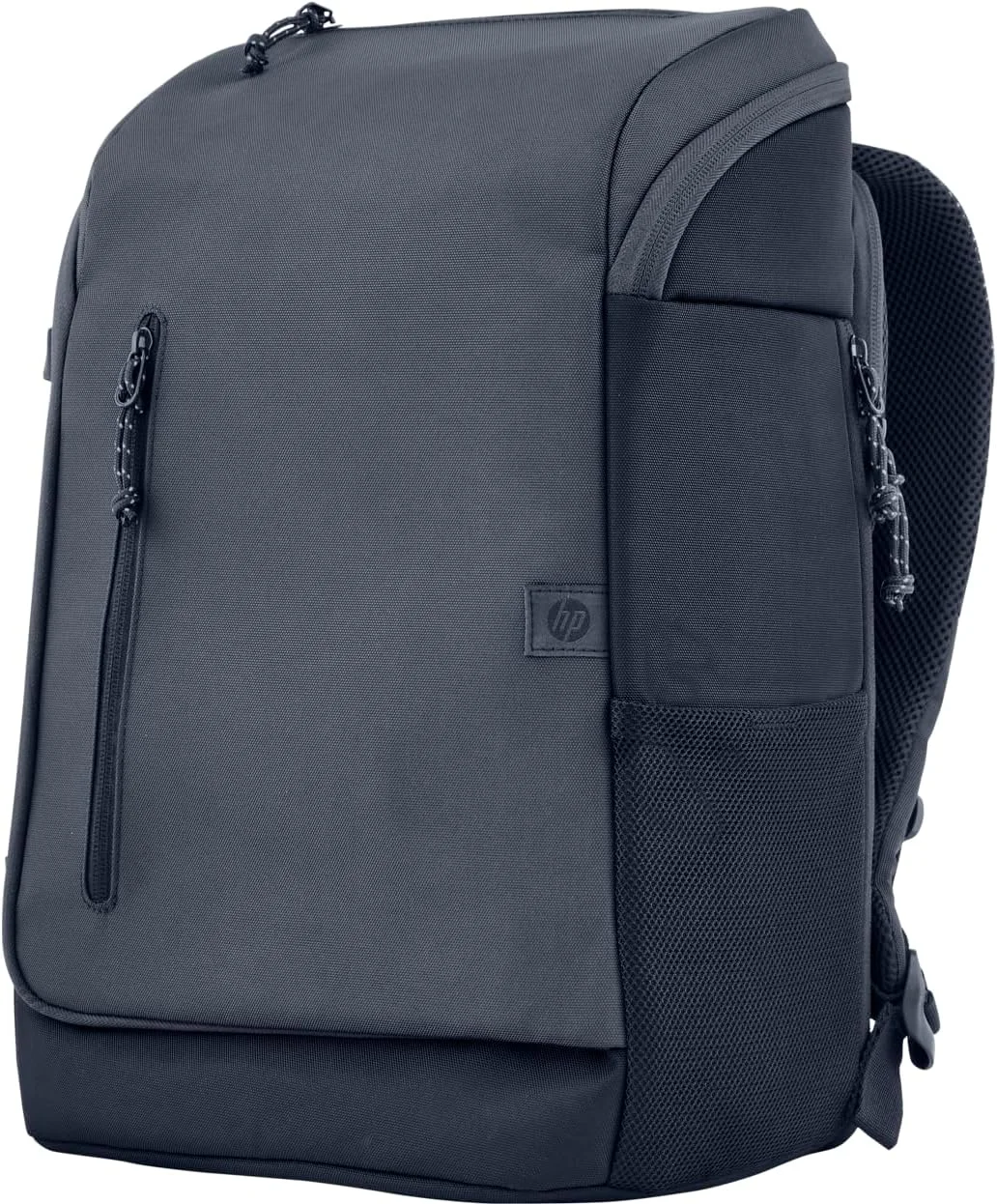 کوله پشتی لپ تاپ 15.6 اینچی HP Travel با ظرفیت 25 لیتر، ضد آب، دارای محفظه مسدود کننده RFID، زیپ های قابل افزایش، ساخته شده از 100% پلاستیک بازیافتی