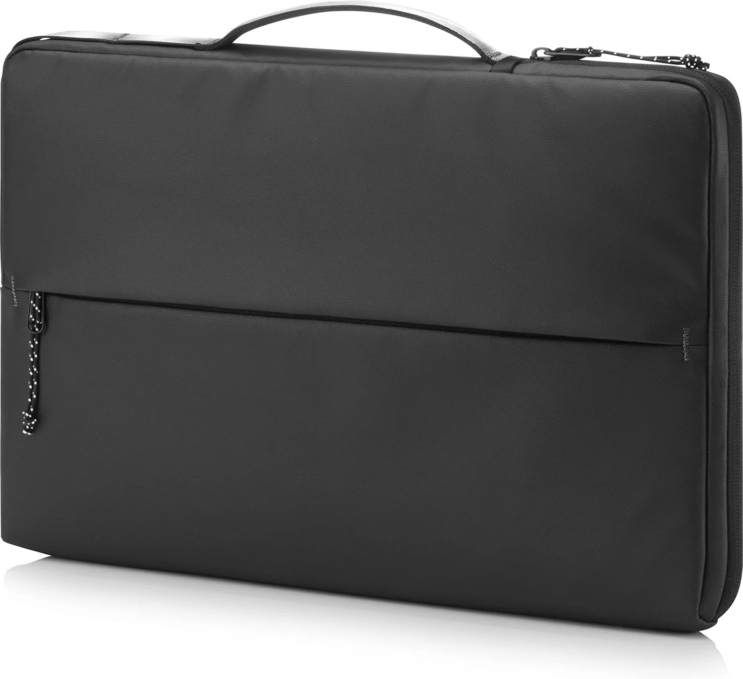 کیف لپ تاپ HP - PC Sport Sleeve مناسب برای نوت بوک تا 15.6 اینچ، محفظه پد دار، جزئیات بازتابنده، پارچه ضد آب، مشکی