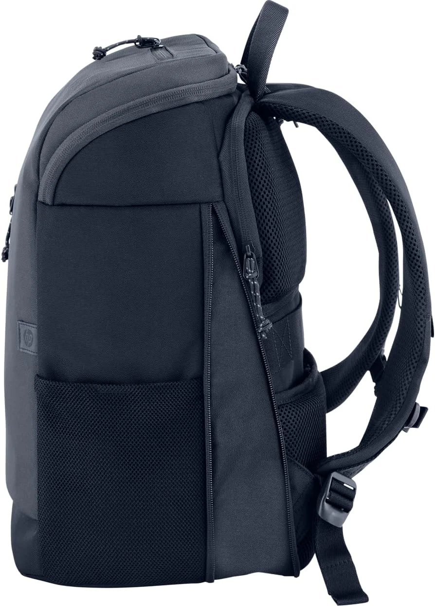 کوله پشتی لپ تاپ 15.6 اینچی HP Travel با ظرفیت 25 لیتر، ضد آب، دارای محفظه مسدود کننده RFID، زیپ های قابل افزایش، ساخته شده از 100% پلاستیک بازیافتی کوله پشتی لپ تاپ 15.6 اینچی HP Travel با ظرفیت 25 لیتر، ضد آب، دارای محفظه مسدود کننده RFID، زیپ های قابل افزایش، ساخته شده از 100% پلاستیک بازیافتی