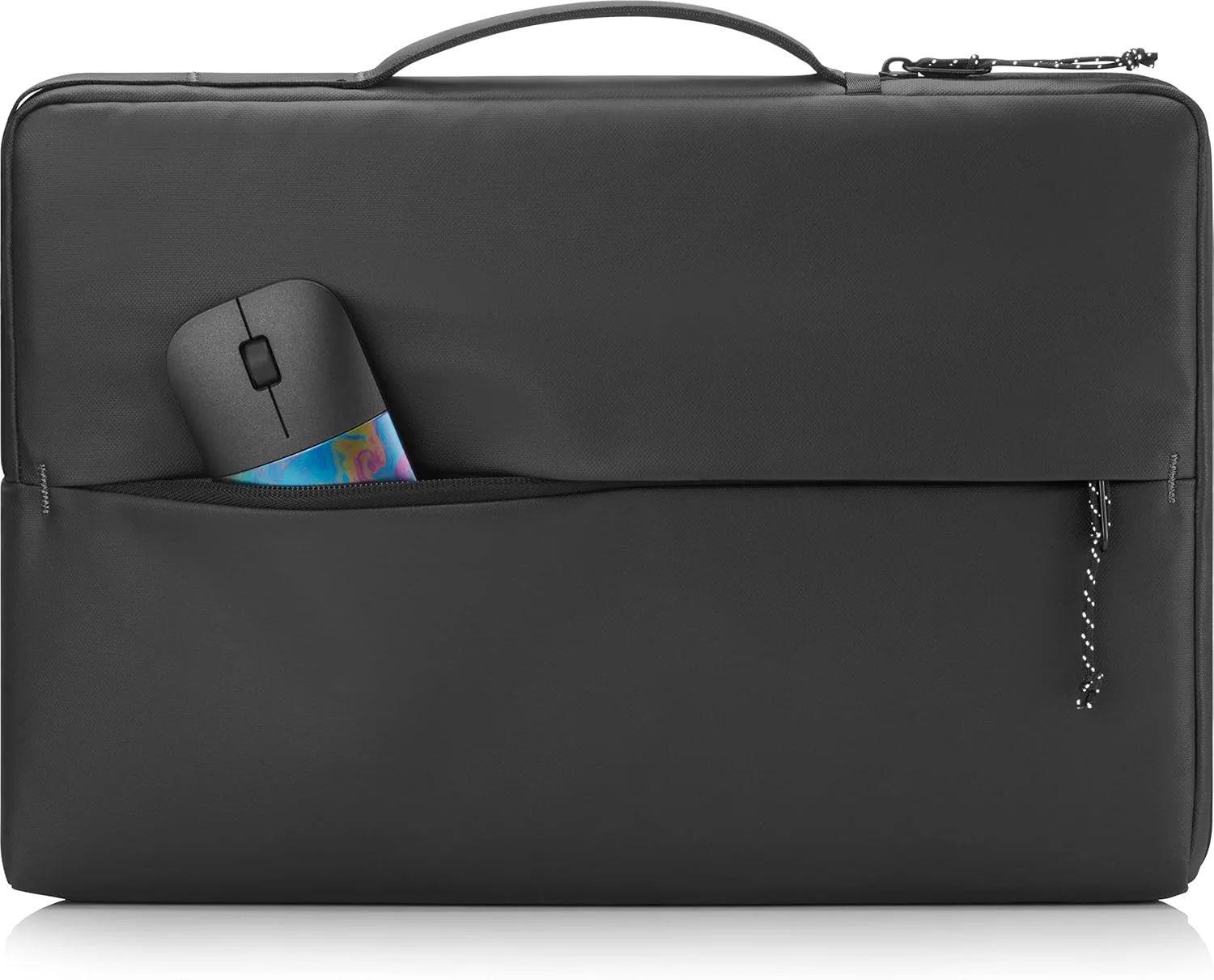 کیف لپ تاپ HP - PC Sport Sleeve مناسب برای نوت بوک تا 15.6 اینچ، محفظه پد دار، جزئیات بازتابنده، پارچه ضد آب، مشکی