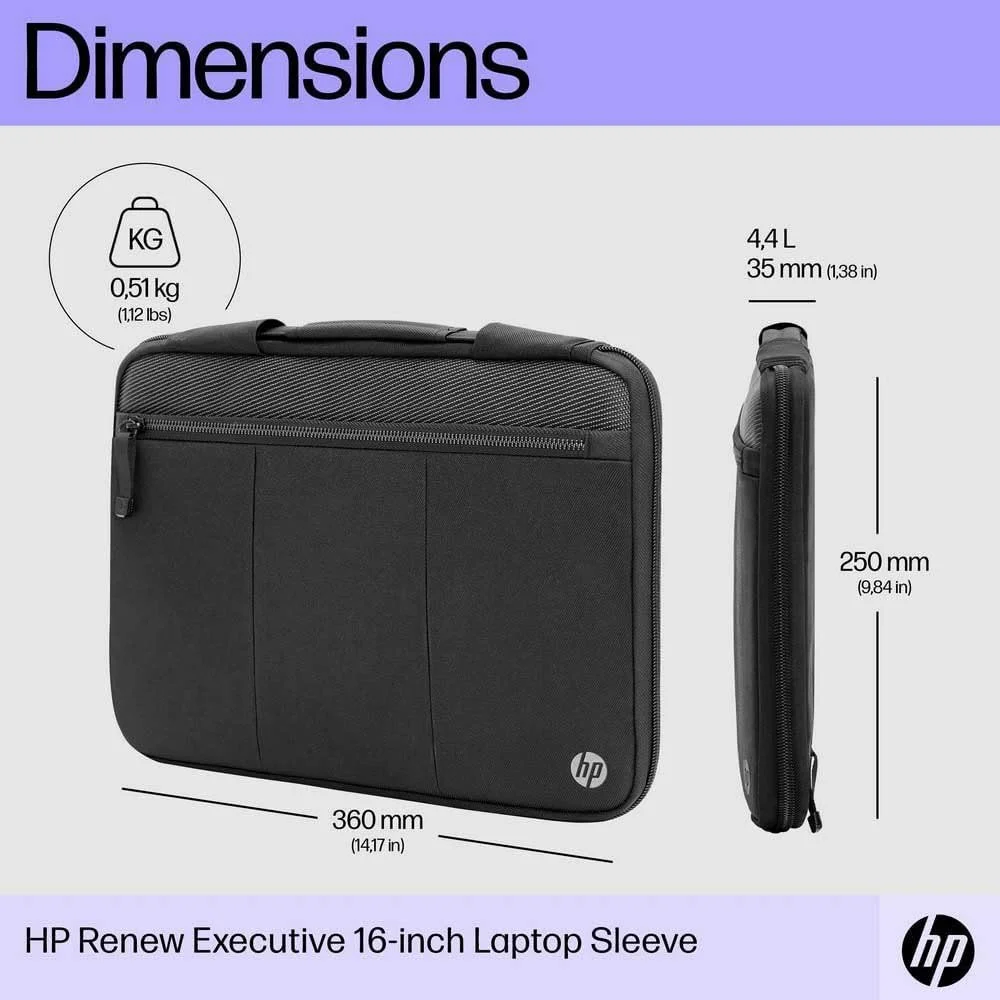 کیف لپ تاپ اجرایی HP Renew مناسب برای لپ تاپ 14.1 اینچی