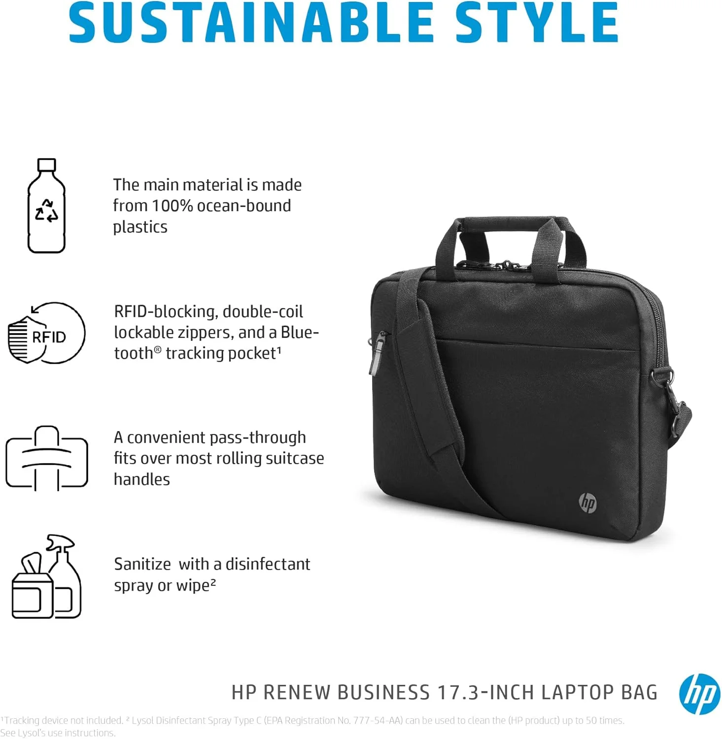 کیف لپ تاپ 17.3 اینچی HP Rnw Business کیف لپ تاپ 17.3 اینچی HP Rnw Business