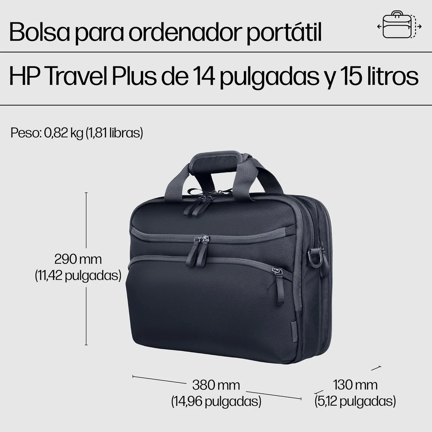 کیف لپ تاپ مسافرتی HP Unisex Travel Plus، آبی، سایز واحد