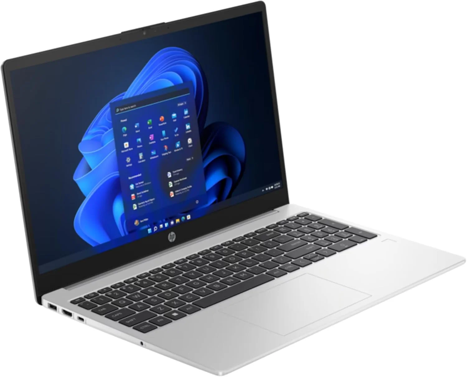 لپ تاپ HP | صفحه نمایش 15.6 اینچی FHD | پردازنده Intel Core i7-1355U | رم 16 گیگابایتی DDR4 | حافظه SSD 512 گیگابایتی | کارت گرافیک Intel Iris Xe | ویندوز 11 پرو | کیبورد QWERTZ | نقره ای طبیعی | آفیس 2024 | ماوس بی سیم و کیف NBP