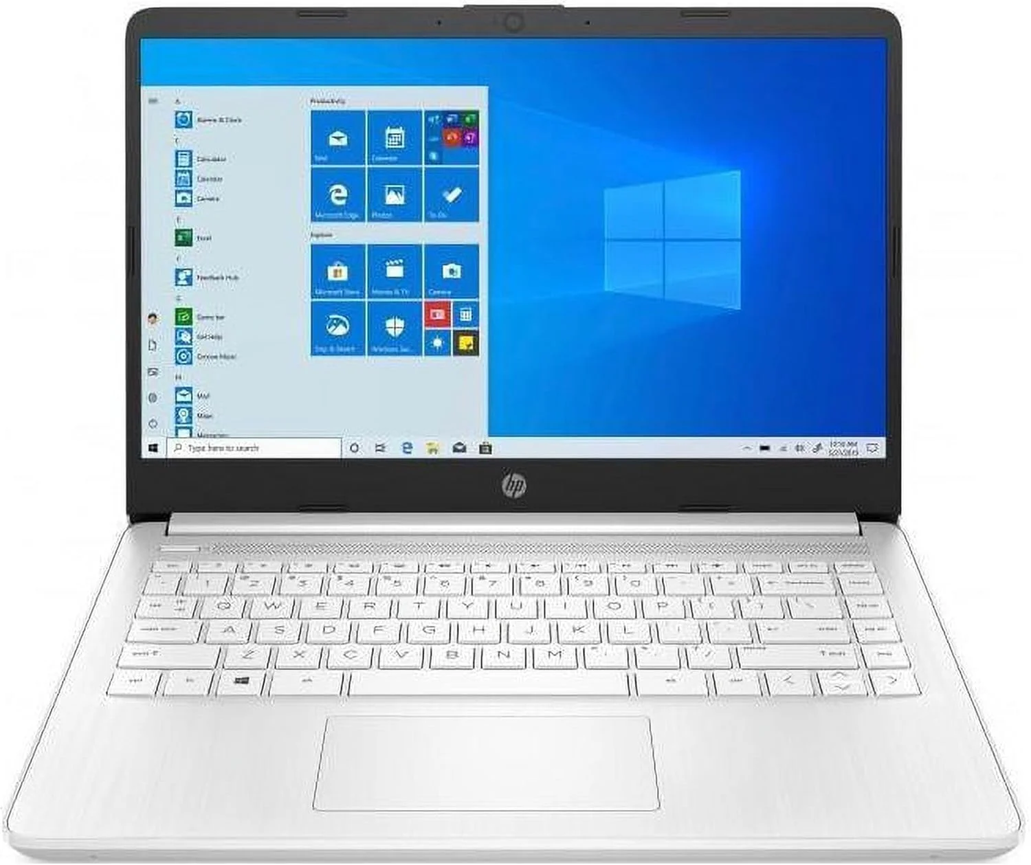 لپ تاپ HP 14s با صفحه نمایش لمسی 14 اینچی HD - پردازنده Intel Pentium Silver N5030 - گرافیک Intel UHD - کیبورد با نور پس زمینه - 8 گیگابایت رم DDR4 - 512 گیگابایت NVMe SSD Win 11 - سفید برفی