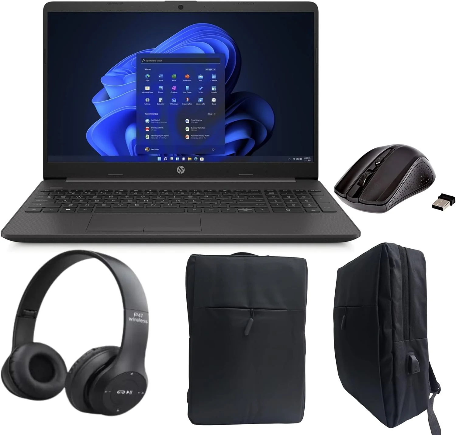 جدیدترین لپ تاپ HP 250 G9 با صفحه نمایش 15.6 اینچی FHD | پردازنده نسل دوازدهم Intel Core i5-1235U | رم 16 گیگابایتی DDR4-3200 | اس اس دی 1 ترابایتی NVMe | گرافیک Intel Iris Xe | ویندوز 10 + کیف لپ تاپ + ماوس بی سیم + هدست بلوتوث