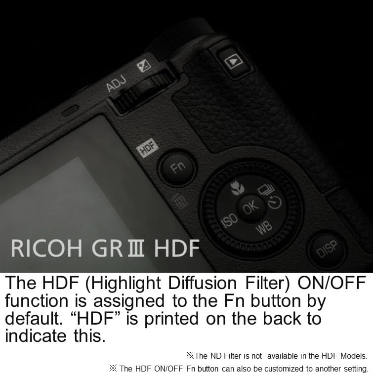 دوربین دیجیتال کامپکت ممتاز RICOH GR III HDF با فیلتر پخش نور داخلی، سنسور CMOS سایز APS-C با رزولوشن 24 مگاپیکسل، لنز 28mmF2.8 GR (در فرمت 35 میلی‌متری)
