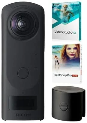 دوربین 360 درجه Ricoh Theta Z1 با حافظه داخلی 51 گیگابایت به همراه درپوش لنز و کیت نرم افزاری Photo and Video Suite (3 قلم)