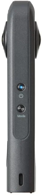 دوربین 360 درجه ریکو THETA X، تصویر با رزولوشن بالا تقریباً 60 مگاپیکسل، 5.7K 360، صفحه لمسی، باتری قابل تعویض، کارت حافظه خارجی، خاکستری، 910840، ریکو تتا X