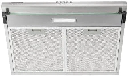 هود باریک جیپاس با فیلتر ذغالی - GHD611CS / طراحی شیک و مدرن، مکش قدرتمند و تنظیم سرعت قابل تنظیم، ایده آل برای آشپزخانه، آپارتمان و غیره / بدنه استیل ضد زنگ، 1 سال گارانتی هود باریک جیپاس با فیلتر ذغالی - GHD611CS / طراحی شیک و مدرن، مکش قدرتمند و تنظیم سرعت قابل تنظیم، ایده آل برای آشپزخانه، آپارتمان و غیره / بدنه استیل ضد زنگ، 1 سال گارانتی
