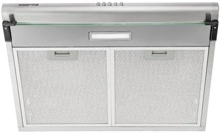هود باریک جیپاس با فیلتر ذغالی - GHD611CS / طراحی شیک و مدرن، مکش قدرتمند و تنظیم سرعت قابل تنظیم، ایده آل برای آشپزخانه، آپارتمان و غیره / بدنه استیل ضد زنگ، 1 سال گارانتی هود باریک جیپاس با فیلتر ذغالی - GHD611CS / طراحی شیک و مدرن، مکش قدرتمند و تنظیم سرعت قابل تنظیم، ایده آل برای آشپزخانه، آپارتمان و غیره / بدنه استیل ضد زنگ، 1 سال گارانتی