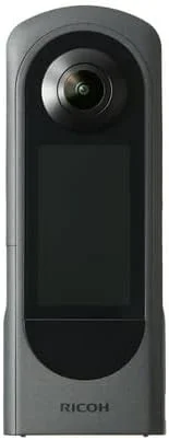 بسته دوربین 360 درجه RICOH THETA X به همراه درپوش لنز و قلم تمیز کننده لنز (3 قلم)