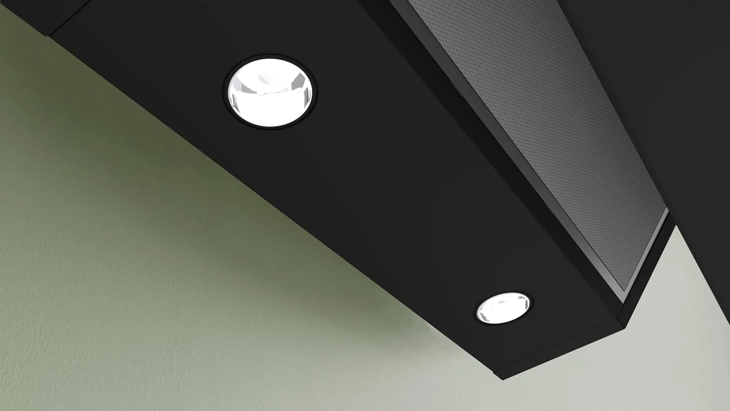 هود آشپزخانه بوش مدل DWK96PJ60M، دیواری، 90 سانتی‌متر، قدرت مکش 700 متر مکعب در ساعت، کنترل لمسی 2 سرعته و چراغ‌های LED - مشکی