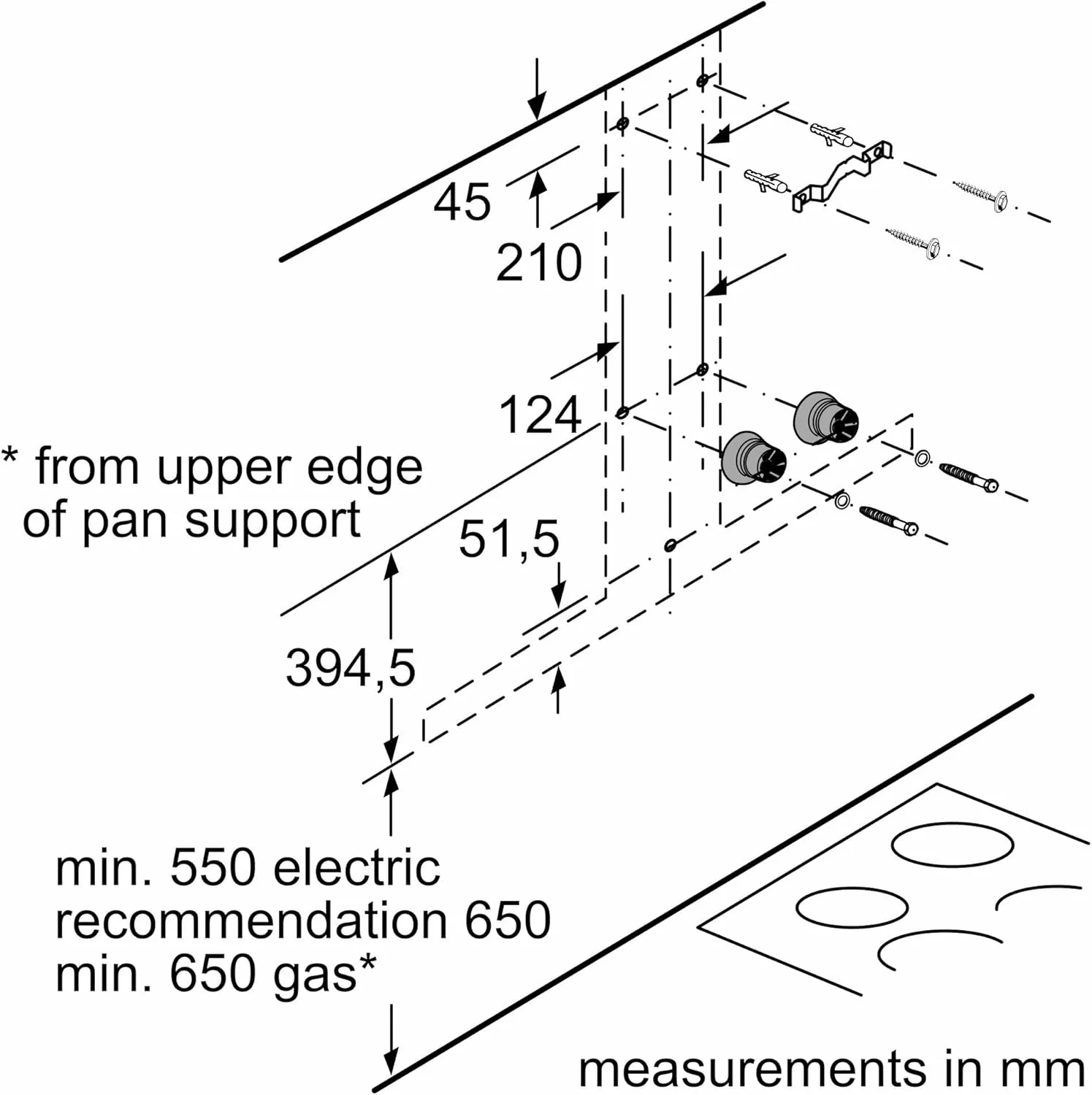 هود آشپزخانه دیواری بوش سری 6 مدل DWB68JQ50B با عرض 60 سانتی متر و کنترل لمسی - استیل ضد زنگ هود آشپزخانه دیواری بوش سری 6 مدل DWB68JQ50B با عرض 60 سانتی متر و کنترل لمسی - استیل ضد زنگ