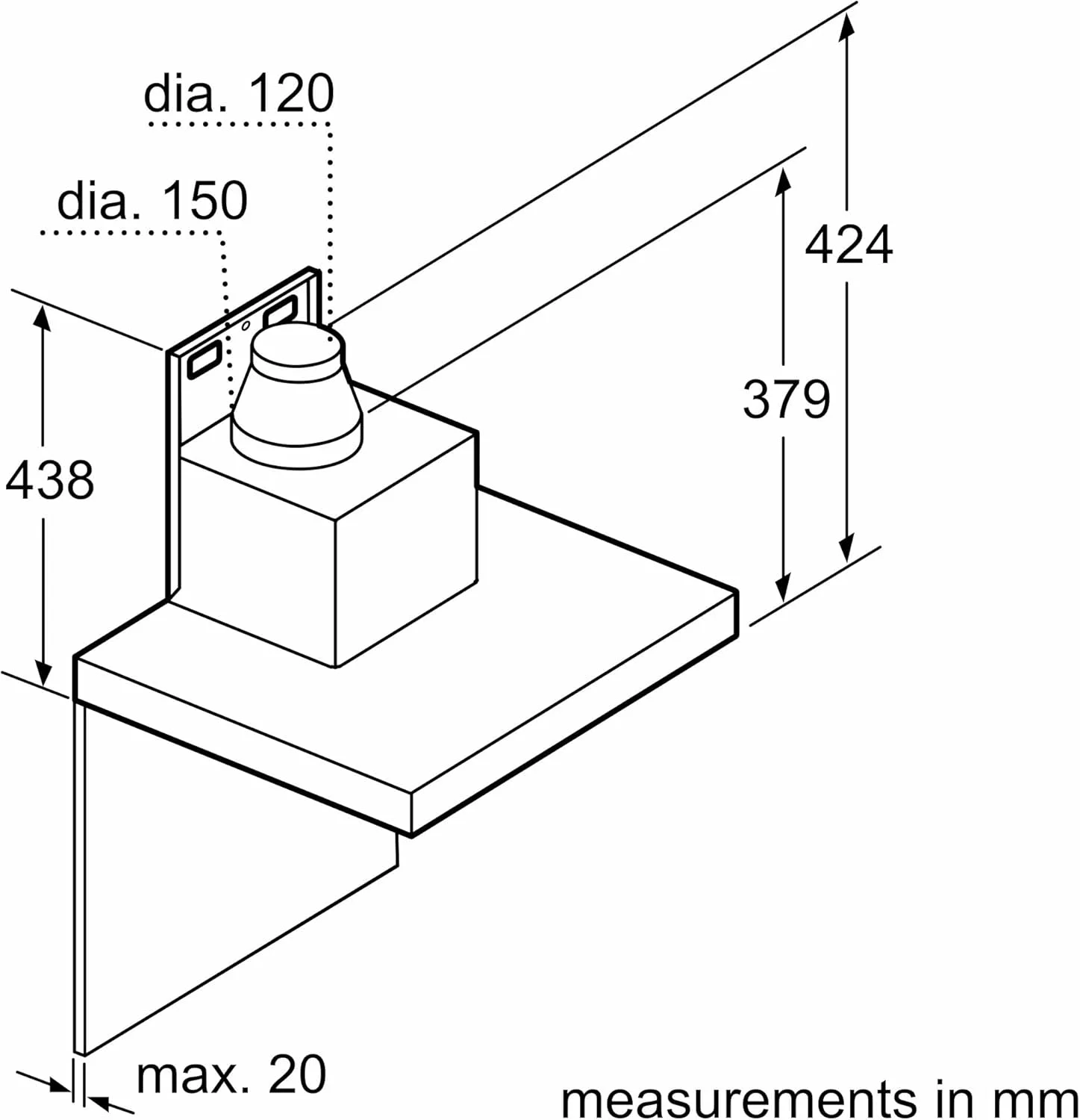 هود آشپزخانه دیواری بوش سری 6 مدل DWB68JQ50B با عرض 60 سانتی متر و کنترل لمسی - استیل ضد زنگ هود آشپزخانه دیواری بوش سری 6 مدل DWB68JQ50B با عرض 60 سانتی متر و کنترل لمسی - استیل ضد زنگ