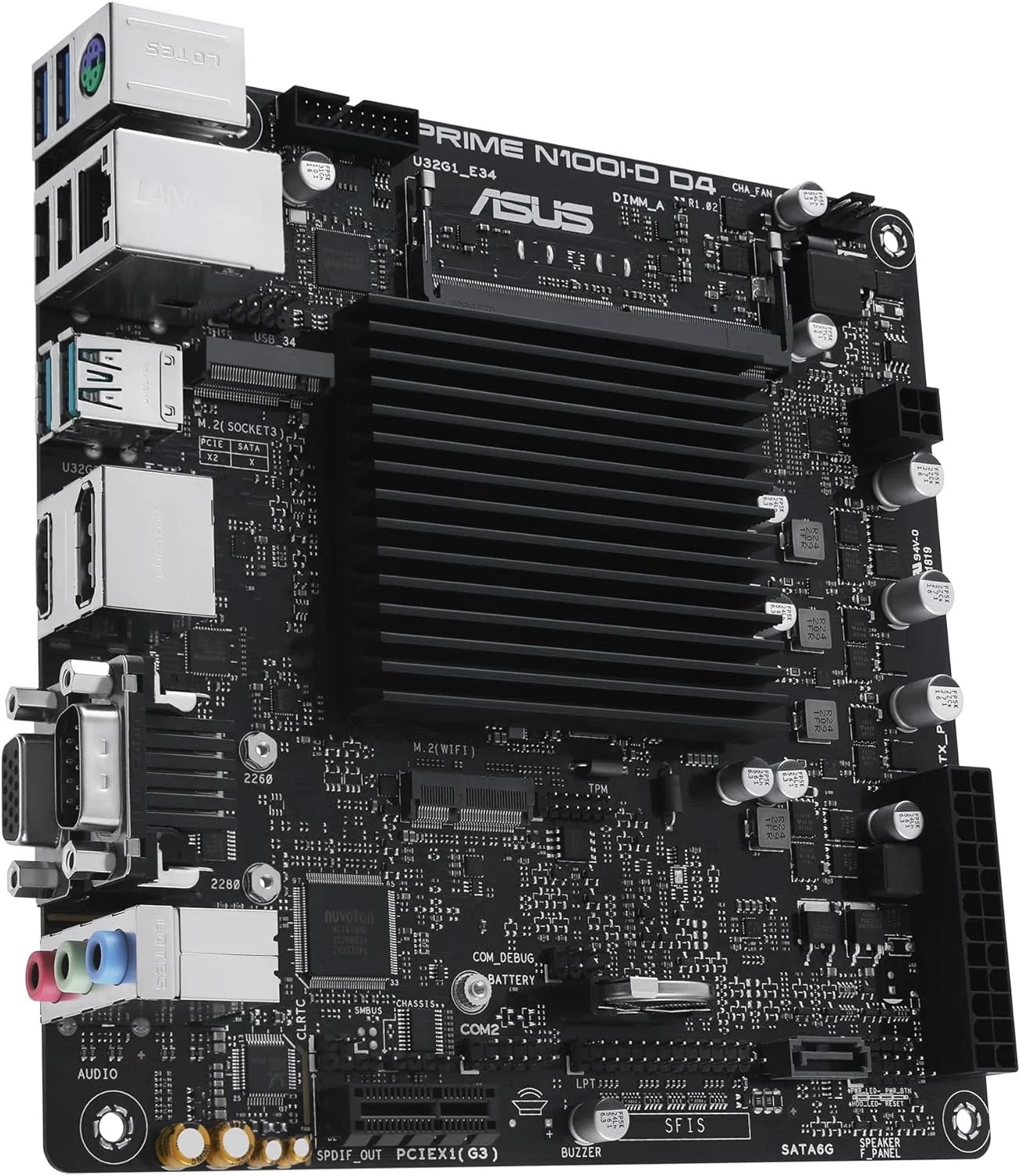 مادربرد ایسوس مدل PRIME N100I-D D4-CSM با سوکت AMD AM5 مادربرد ایسوس مدل PRIME N100I-D D4-CSM با سوکت AMD AM5