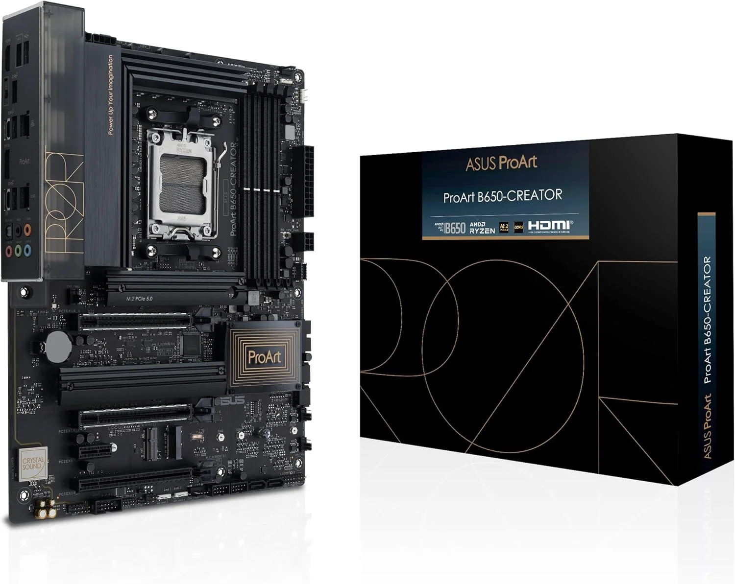 مادربرد ASUS ProArt B650-Creator AM5(LGA 1718) Ryzen 7000 ATX مخصوص تولید محتوا (PCIe 5.0,DDR5,M.2 با پشتیبانی از PCIe 5.0,2.5G & 1G LAN,USB 3.2 Gen2 Type-C پنل جلویی با DisplayPort™ از طریق USB-C)
