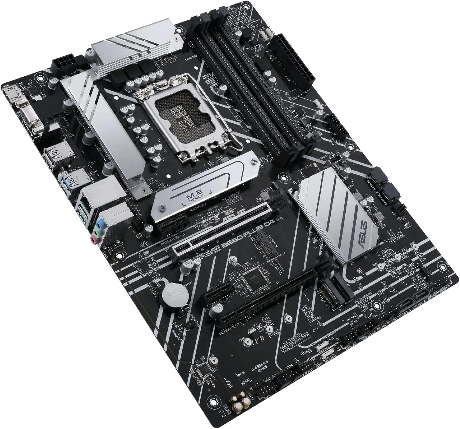 مادربرد ایسوس پرایم B660-PLUS D4 LGA 1700 (نسل دوازدهم اینتل) ATX (PCIe 4.0، DDR4، 3xM.2 Slots، 2.5Gb LAN، USB 3.2 Gen 2x2 Type-C در پنل پشتی، USB 3.2 Gen 1 Type-C در پنل جلویی، پشتیبانی از Thunderbolt 4 Header)