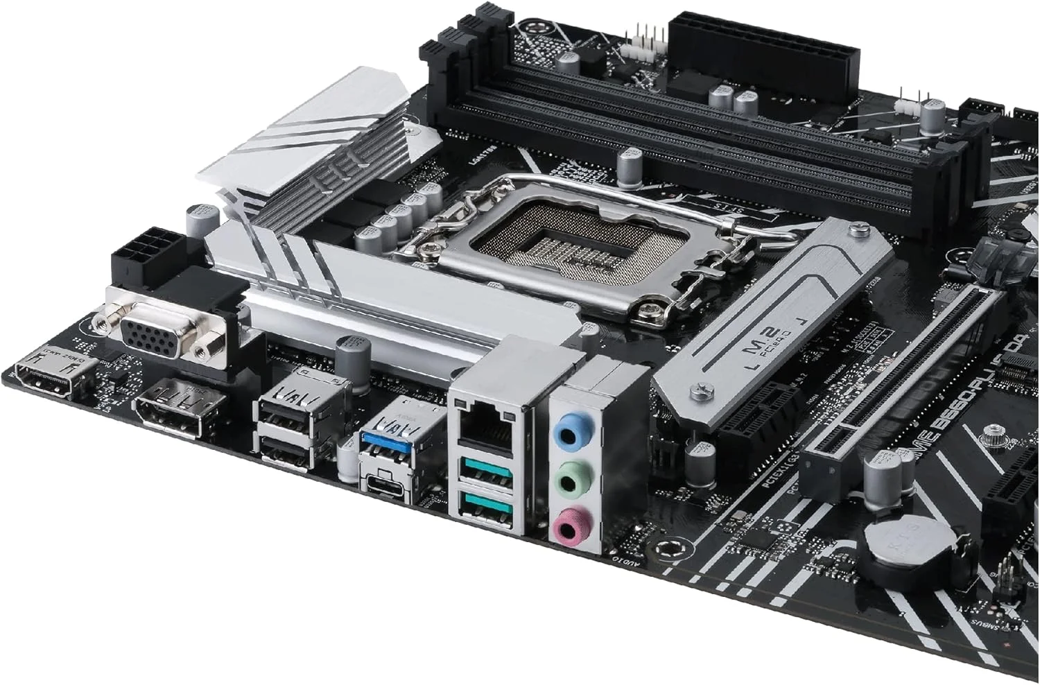 مادربرد ایسوس پرایم B660-PLUS D4 LGA 1700 (نسل دوازدهم اینتل) ATX (PCIe 4.0، DDR4، 3xM.2 Slots، 2.5Gb LAN، USB 3.2 Gen 2x2 Type-C در پنل پشتی، USB 3.2 Gen 1 Type-C در پنل جلویی، پشتیبانی از Thunderbolt 4 Header)