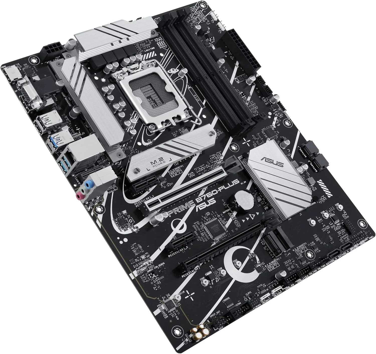 مادربرد ایسوس پرایم B760-PLUS اینتل B760 (نسل سیزدهم و دوازدهم) LGA1700 ATX، PCIe 5.0، DDR5، 3 اسلات PCIe 4.0 M.2، LAN 2.5Gb، DP، HDMI، USB 3.2 Gen 2x2 Type-C، USB 3.2 Gen 1 Type-C جلویی، تاندربولت (USB4) مادربرد ایسوس پرایم B760-PLUS اینتل B760 (نسل سیزدهم و دوازدهم) LGA1700 ATX، PCIe 5.0، DDR5، 3 اسلات PCIe 4.0 M.2، LAN 2.5Gb، DP، HDMI، USB 3.2 Gen 2x2 Type-C، USB 3.2 Gen 1 Type-C جلویی، تاندربولت (USB4)
