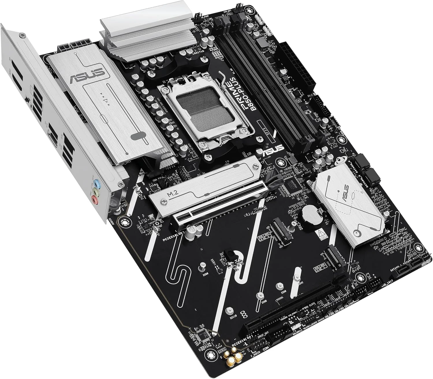 مادربرد ایسوس Prime B850-PLUS-CSM سوکت AMD AM5 (Ryzen 9000، ATX، حافظه DDR5، PCIe 5.0، 3X M.2، Aura Sync)
