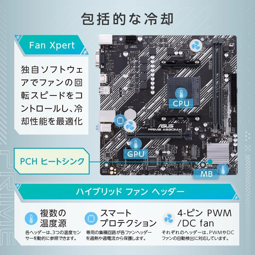 مادربرد ایسوس پرایم A520M-K AMD A520 Micro ATX