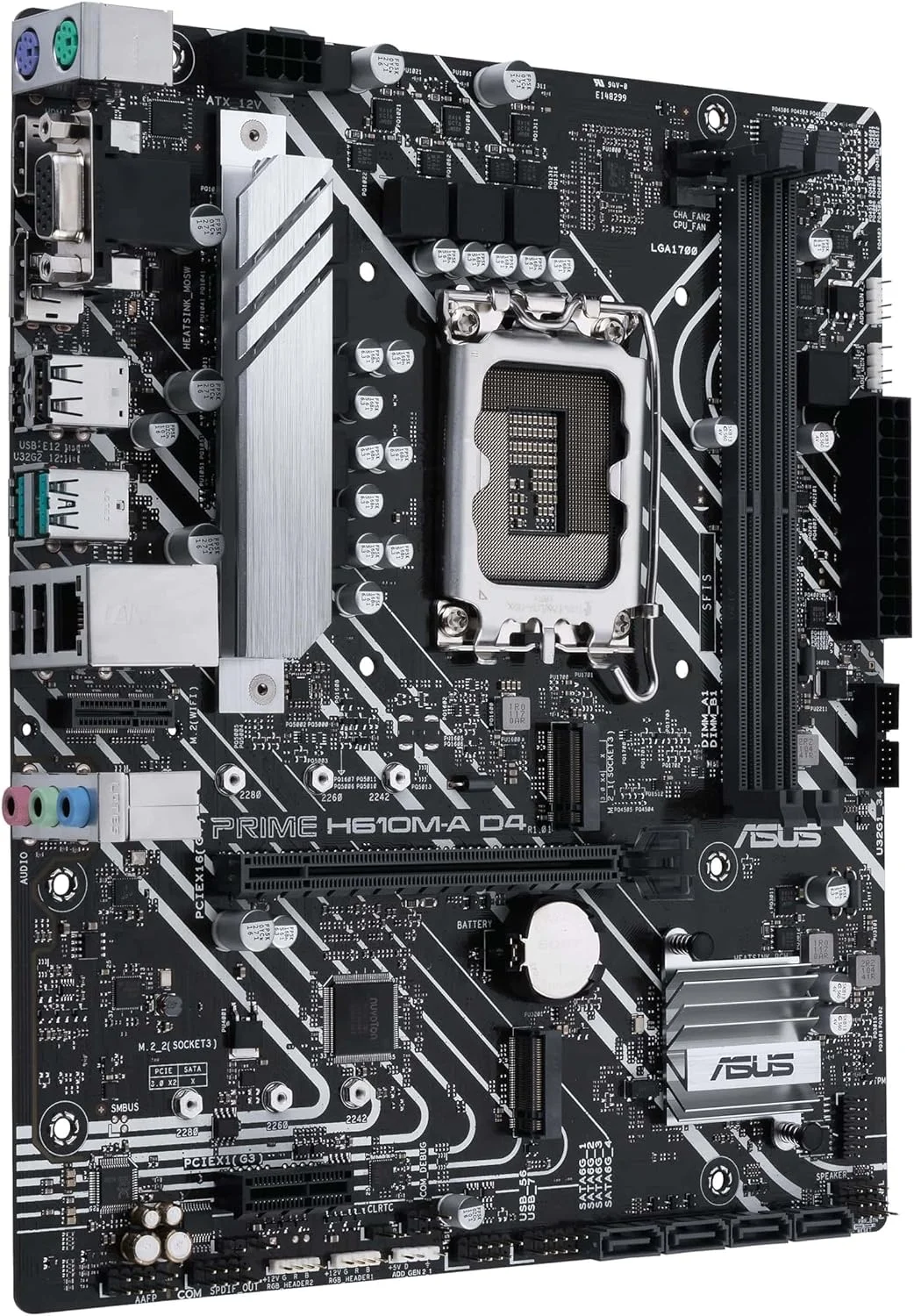 مادربرد ایسوس PRIME H610M-A D4-CSM LGA 1700 Micro ATX DDR4