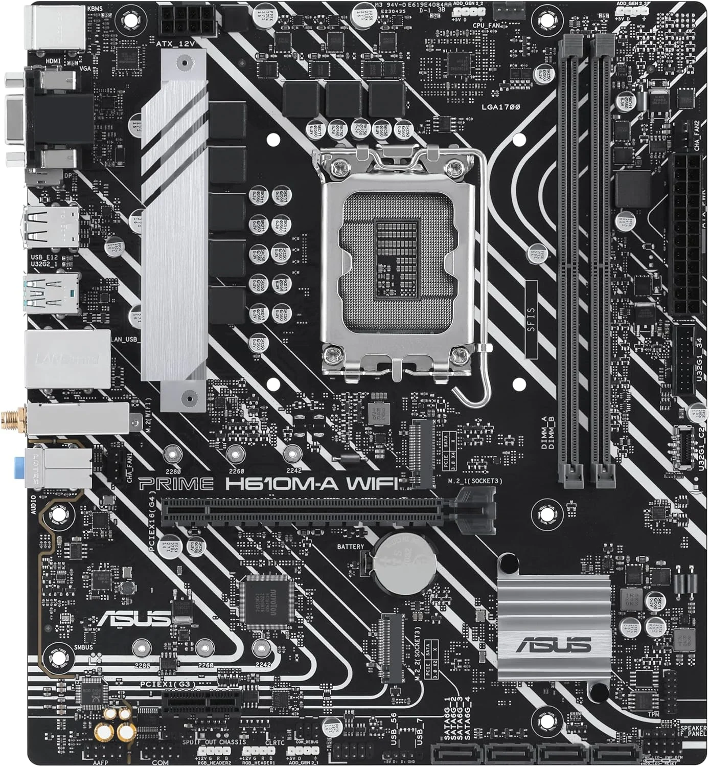 مادربرد ASUS Prime H610M-A WiFi LGA1700 microATX