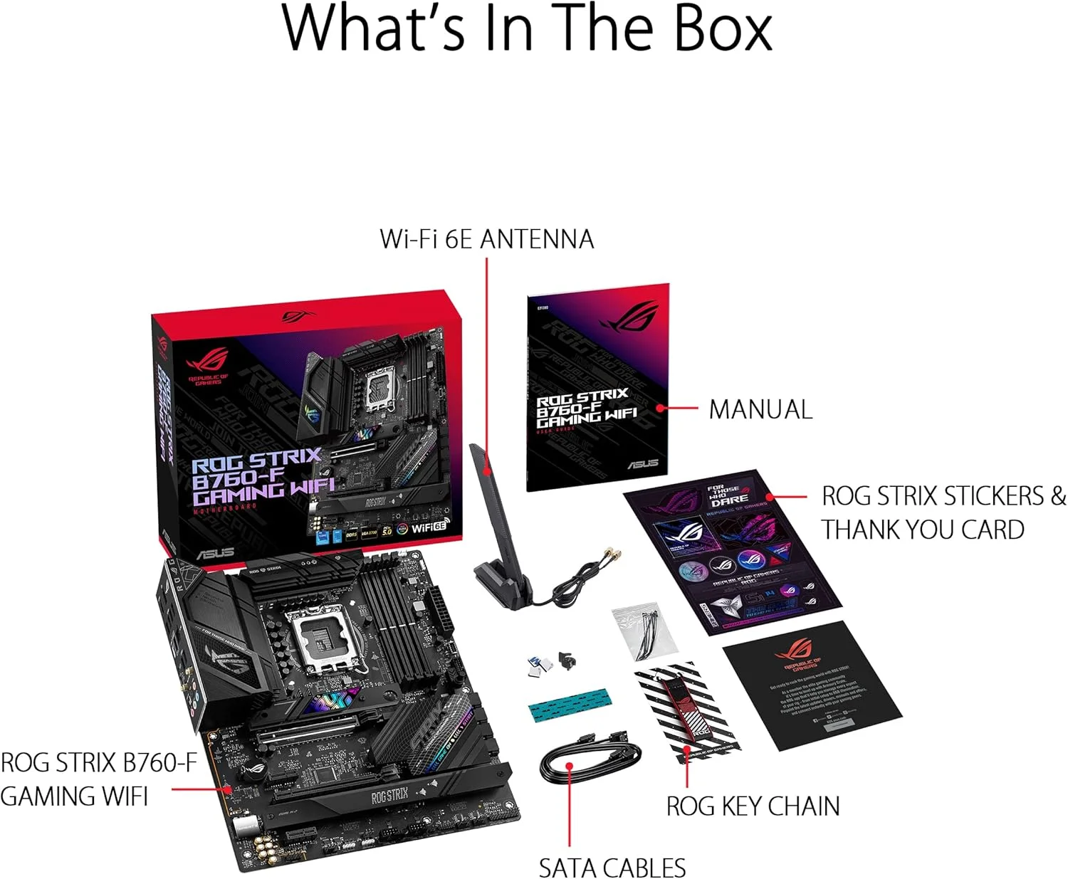 مادربرد ایسوس ROG STRIX B760F GAMING WIFI