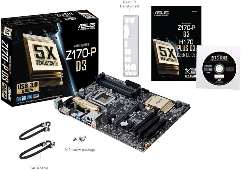 مادربرد ایسوس Z170-P D3 سوکت ATX