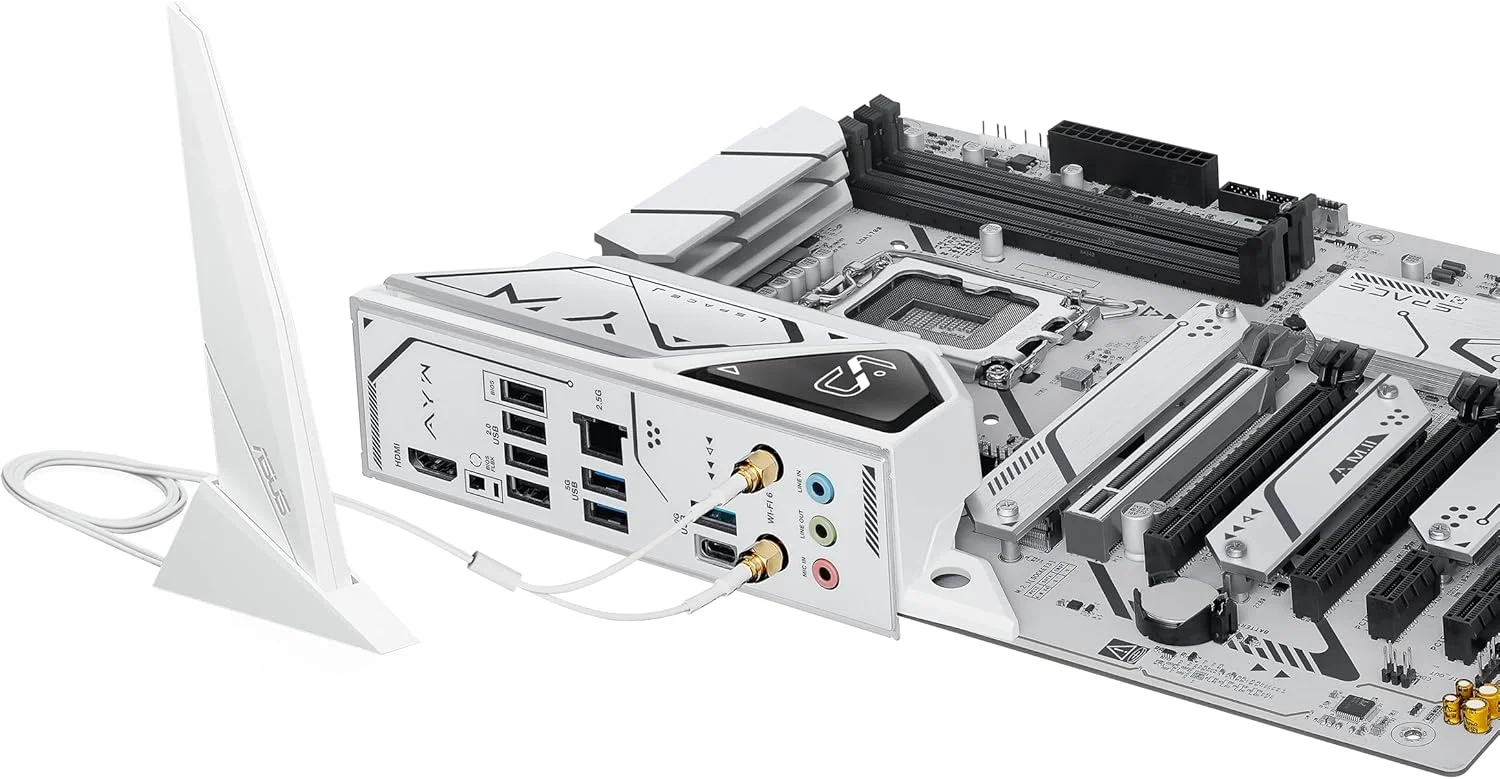 مادربرد ایسوس ASUS Z790-AYW WiFi W II Intel Z790 (LGA 1700) ATX با PCIe® 5.0، 3X M.2، 12+1 DrMOS، DDR5، WiFi 6، 2.5Gb LAN، HDMI، USB 10Gbps Type-C®، USB 10Gbps Type-C®، Thunderbolt™، USB4®، Aura Sync