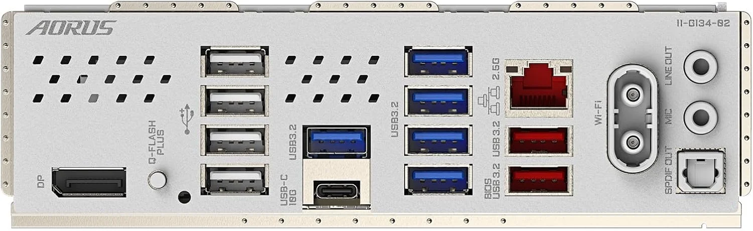 مادربرد GIGABYTE B850M AORUS Elite WIFI6E ICE AMD AM5 LGA 1718، فرم فاکتور mATX، DDR5، 2X M.2، PCIe 5.0، USB-C، WIFI6E، شبکه 2.5GbE، EZ-Latch، 5 سال گارانتی
