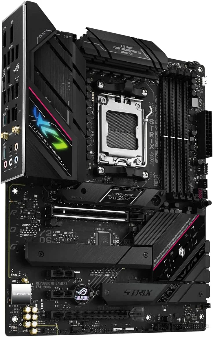 مادربرد ایسوس AMD B650S AM5 ATX حافظه DDR5، اسلات حافظه 4، 2xPCI Express 4.0 1x1xPCI Express 4.0 16x1xPCI Express 5.0 16x3xM.2 1xHDMI 1xDisplayPort 4xUSB 2.0 6xUSB 3.2 2
