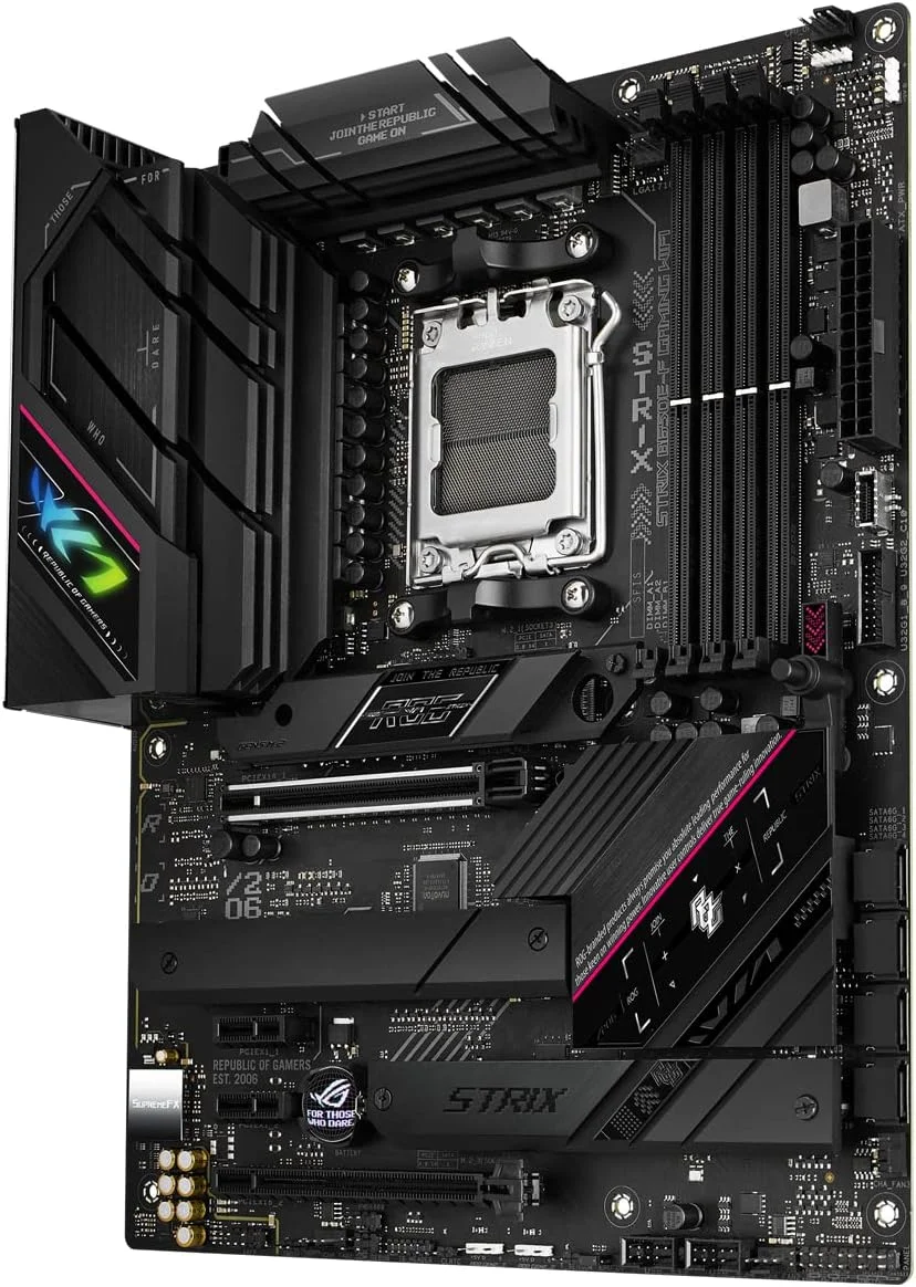مادربرد ایسوس AMD B650S AM5 ATX حافظه DDR5، اسلات حافظه 4، 2xPCI Express 4.0 1x1xPCI Express 4.0 16x1xPCI Express 5.0 16x3xM.2 1xHDMI 1xDisplayPort 4xUSB 2.0 6xUSB 3.2 2