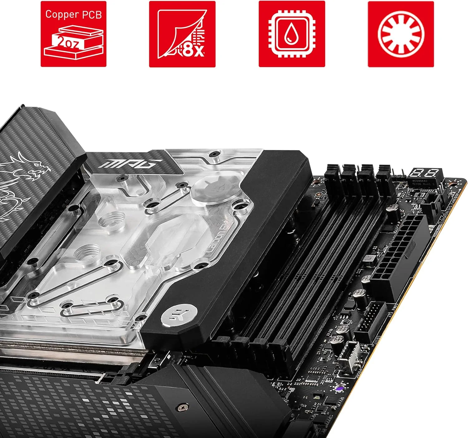 مادربرد MSI MPG Z690 Carbon EK X سوکت 1700 ATX 7D30-001R